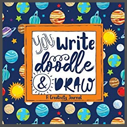 Solar System Planets Astronomy Cover - You Write Doodle and Draw - A Creativity Journal - Christian Education Homeschool Workbooks for Kids - Adaptable for Many Subjects and Unit Studies