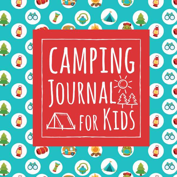 Kids Camping Journal to Write and Draw their Summer Camp and RV Travel Adventures with Family and Friends