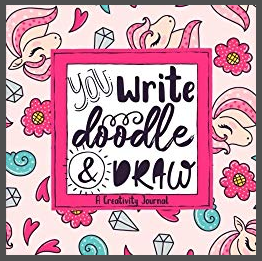 Cute Pink Horses Cover for Girls - You Write Doodle and Draw - A Creativity Journal - Christian Education Homeschool Workbooks for Kids - Adaptable for Many Subjects and Unit Studies
