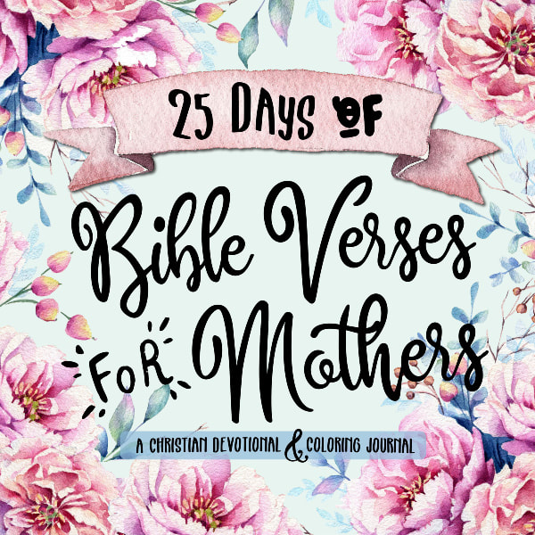 Mothers Day Christian Gift Bible Devotional 25 Days of Bible Verses